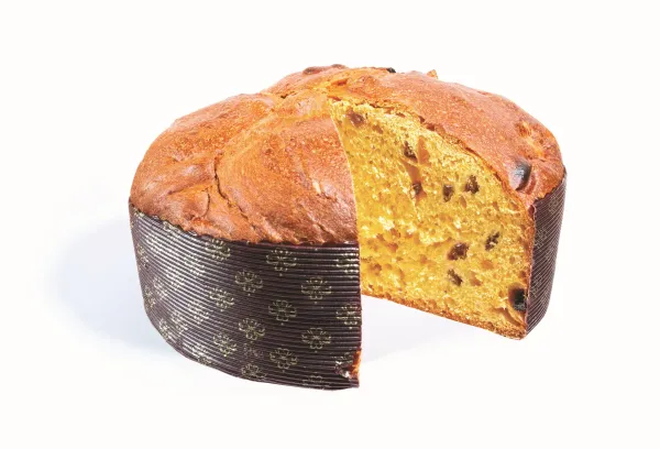 PANETTONE TRADIZIONALE UVA PASSA E ARANCIA CANDITA AL NATURALE