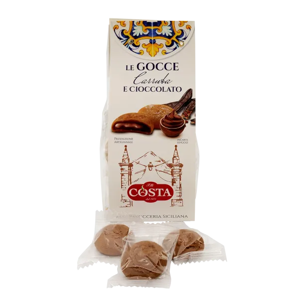 Gocce carruba e cioccolato