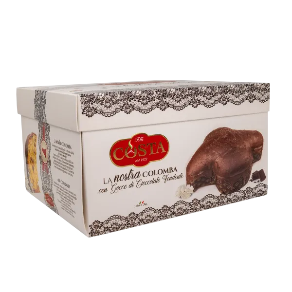 Colomba con gocce di cioccolato fondente 1 KG