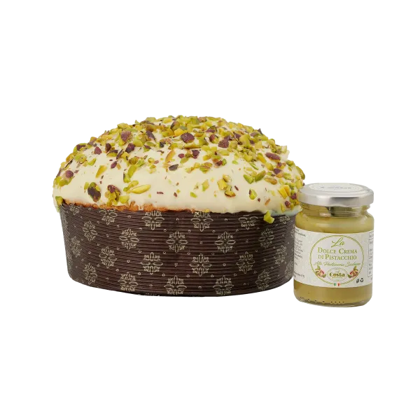 Panettone doppio gusto e doppia crema 1 KG