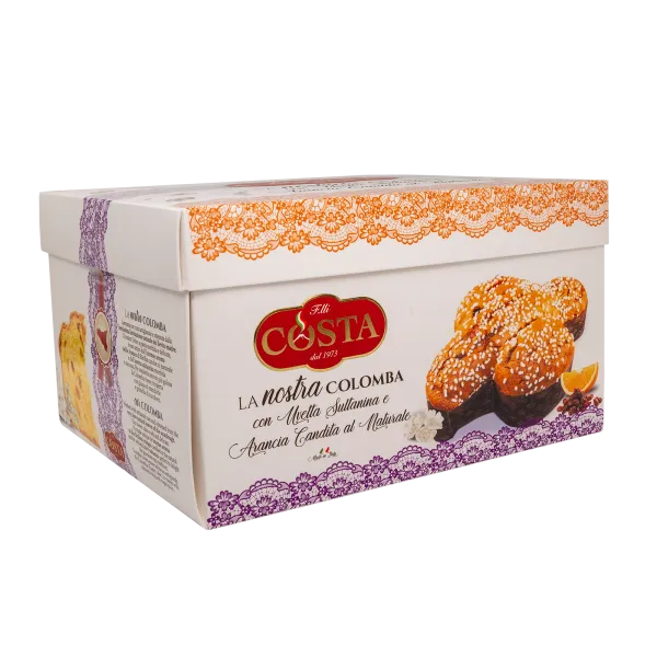 Colomba con uvetta sultanina e arancia candita al naturale 1 KG