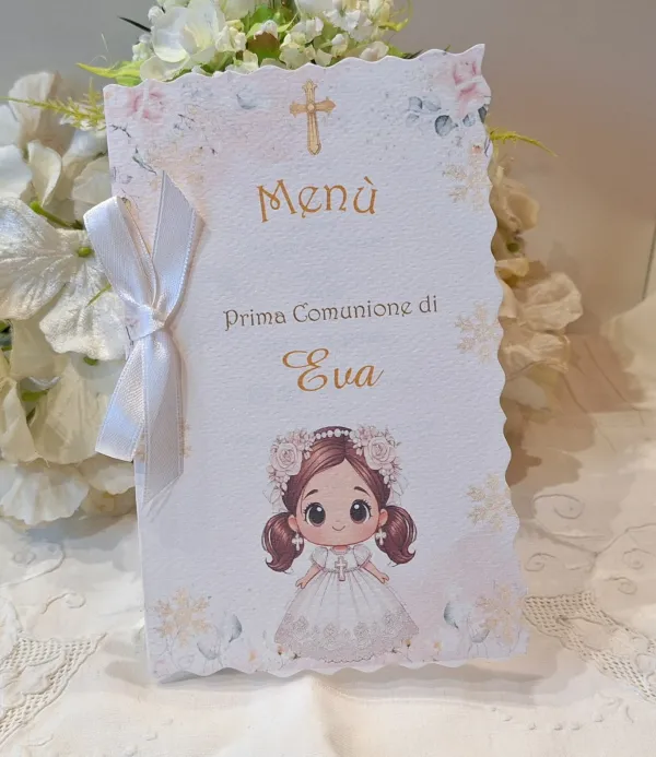 Menù Prima Comunione Bimba