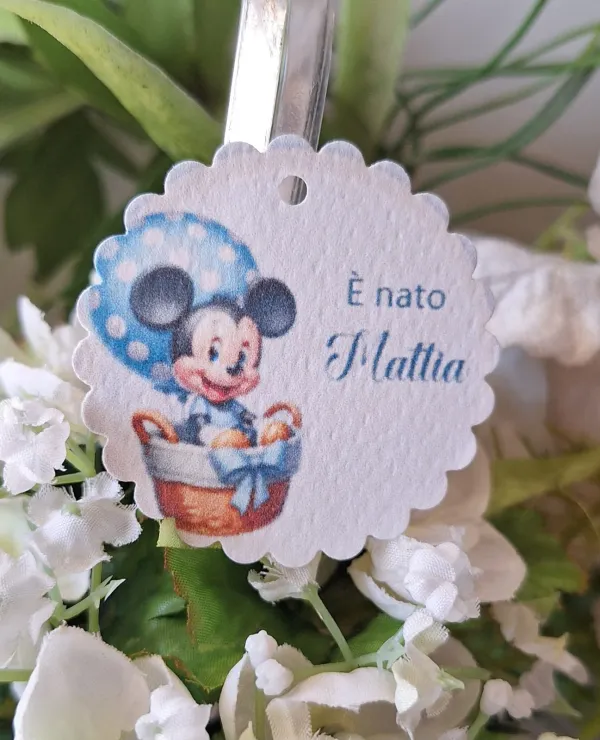 Tag Nascita Bimbo Topolino