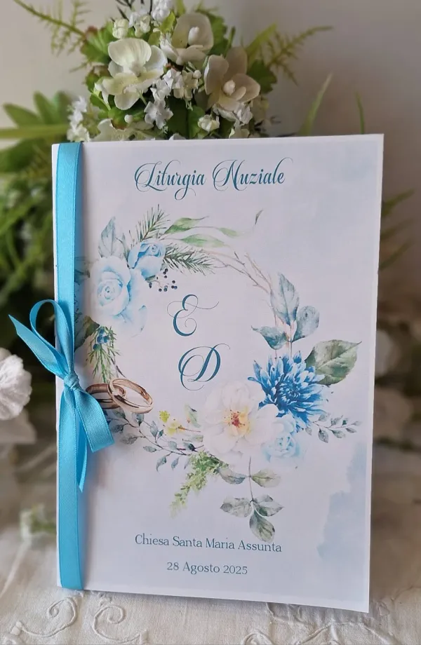 Libretto Messa Fiori Tiffany