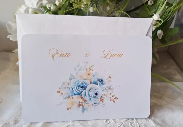 Partecipazione Matrimonio fiori