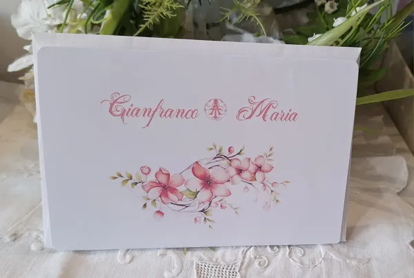 Partecipazione Matrimonio fiori