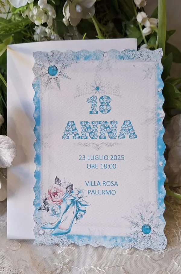 Invito 18 Anni Ragazza