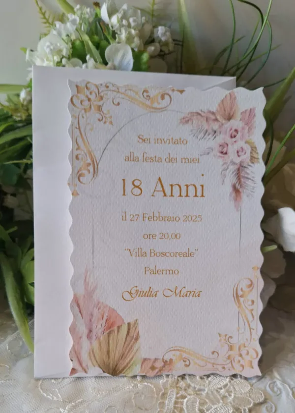 Invito 18 Anni Ragazza