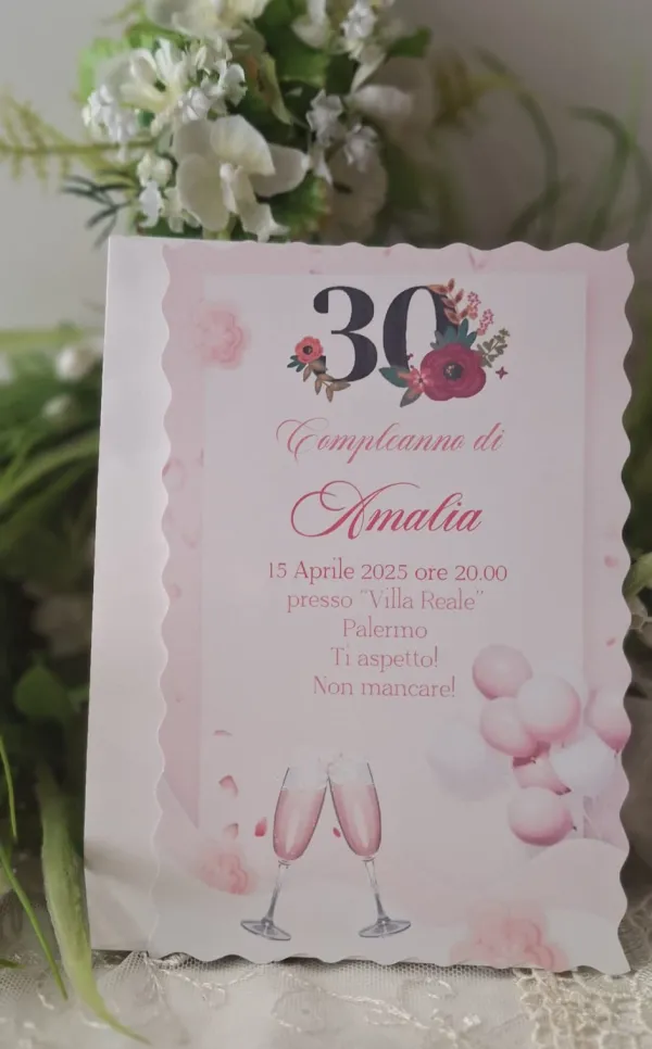 Invito 30 Anni Donna