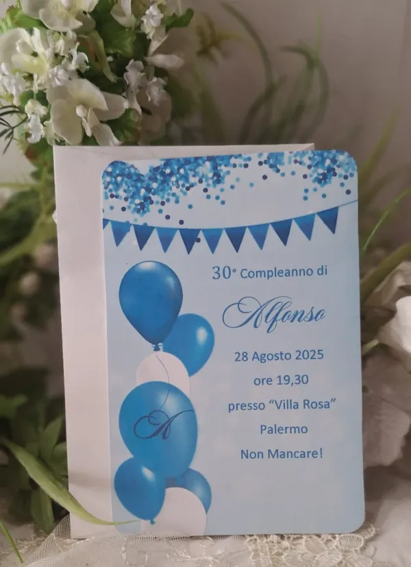 Invito 30 Anni Uomo