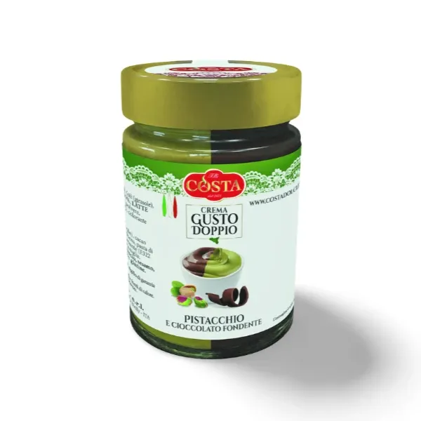 Crema Gusto Doppio Pistacchio e Cioccolato Fondente